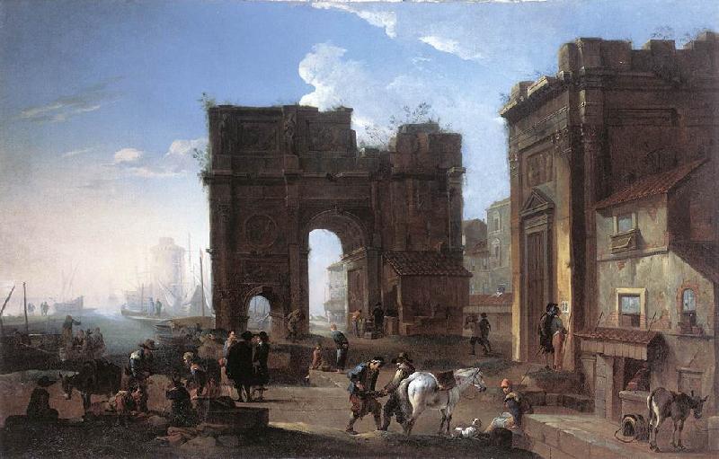  Harbour View with Triumphal Arch g